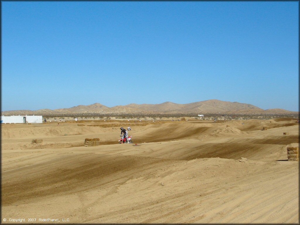 Honda CRF Motorbike at Cal City MX Park OHV Area