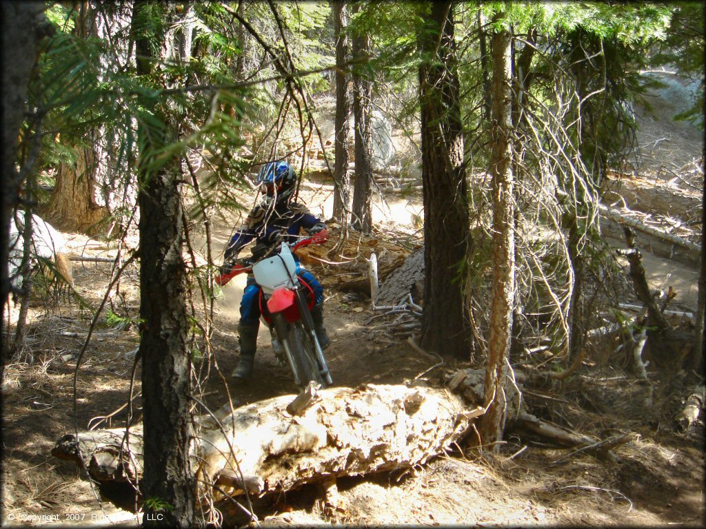 Honda CRF Off-Road Bike at Corral OHV Trail
