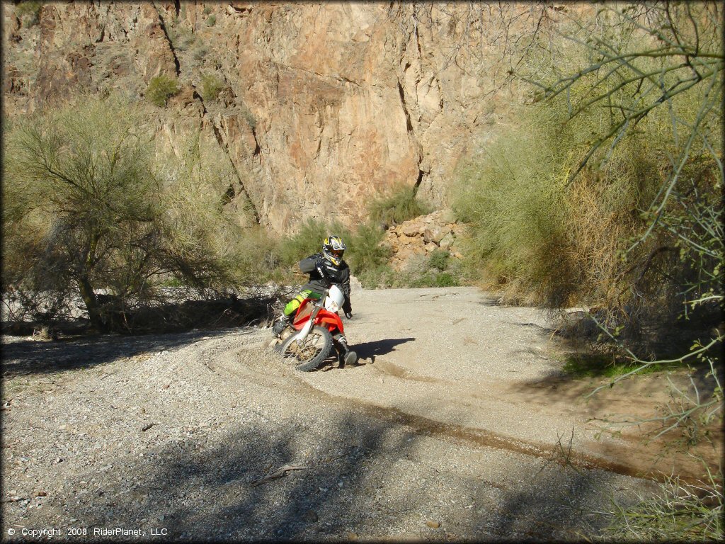 Honda CRF Dirt Bike at Swansea Townsite Trail