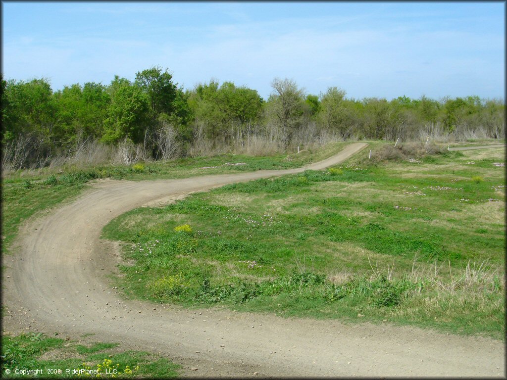 A trail at Lone Star MX OHV Area