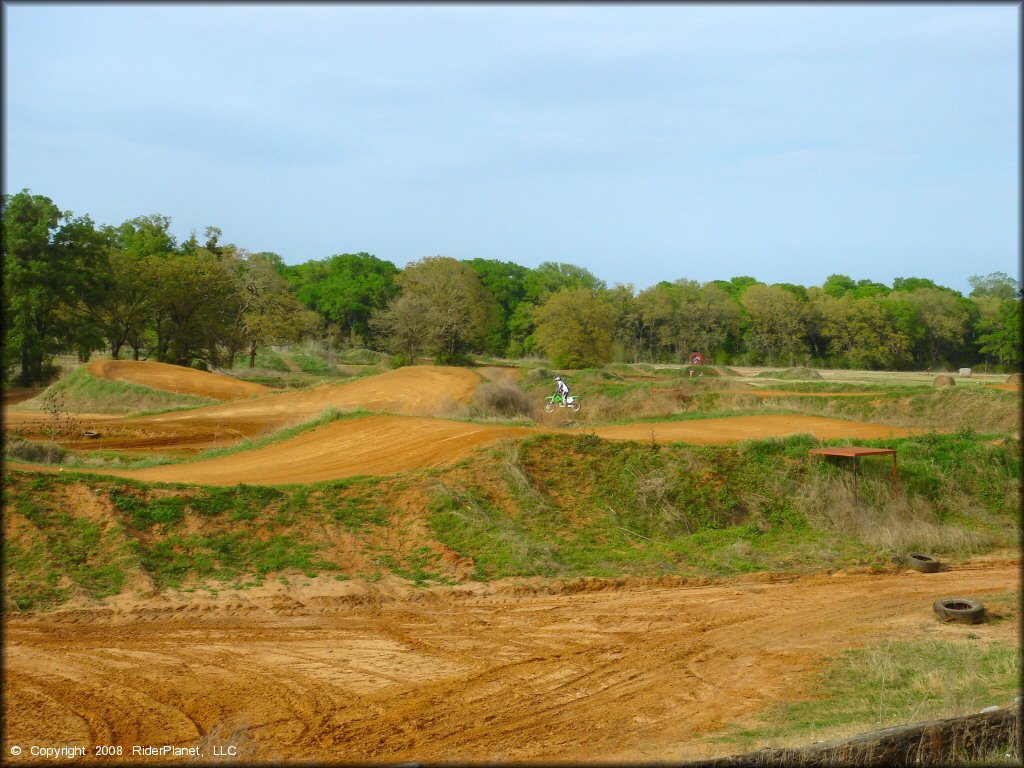 Dirtbike at CrossCreek Cycle Park OHV Area