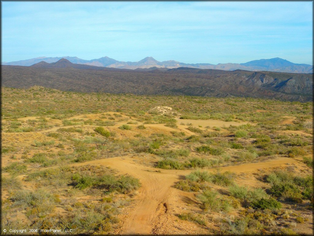 Some terrain at Desert Vista OHV Area Trail