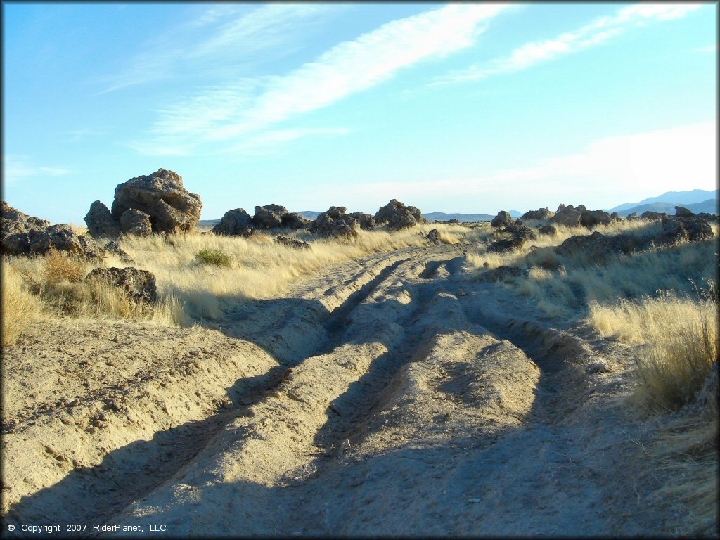 Terrain example at Lovelock MX OHV Area