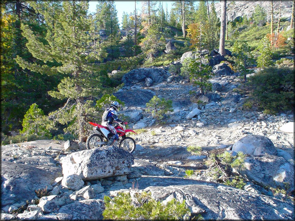 Honda CRF Motorcycle at Indian Springs Trail