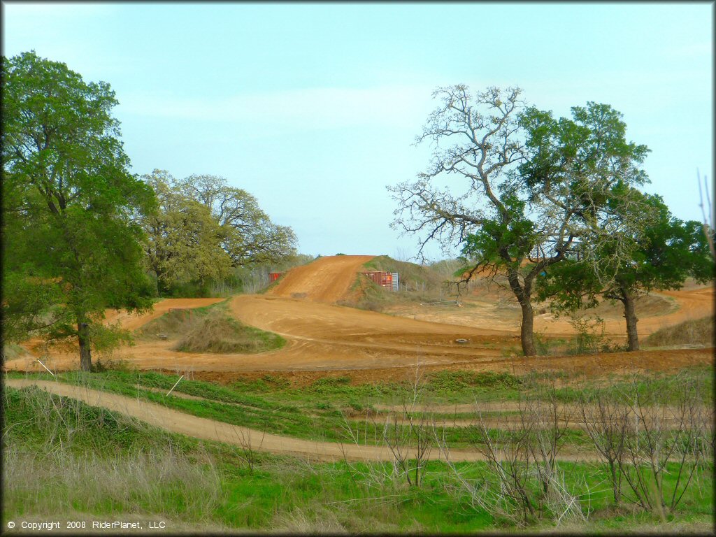 A trail at CrossCreek Cycle Park OHV Area