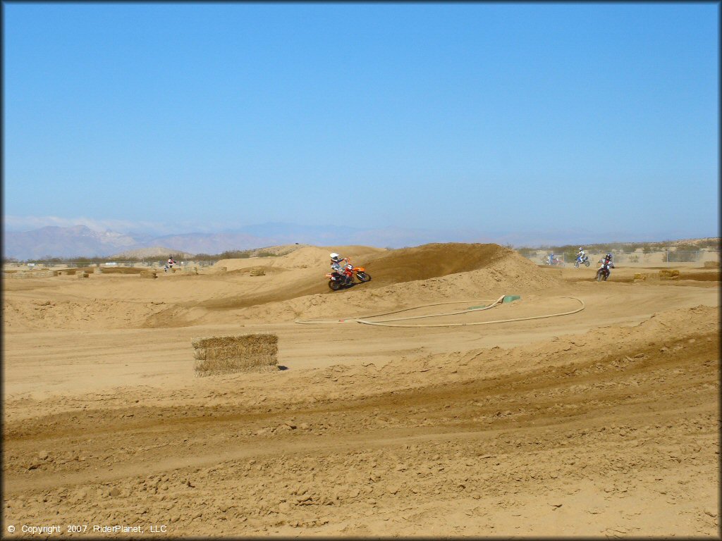 Honda CRF Motorcycle at Cal City MX Park OHV Area