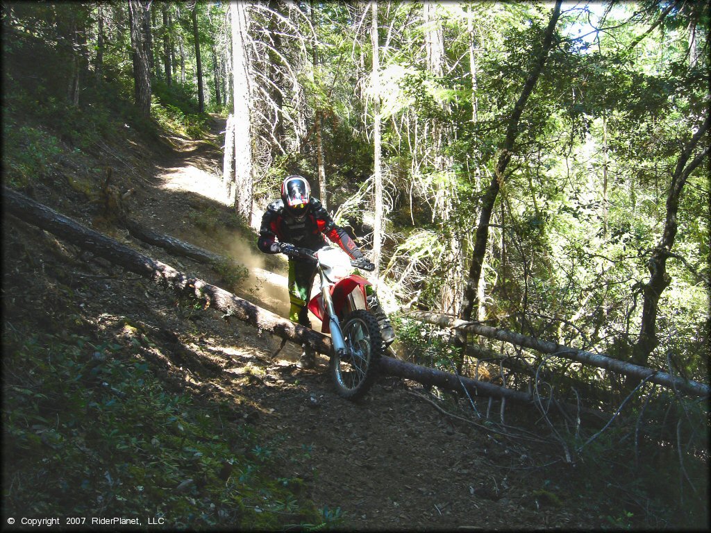 Honda CRF Off-Road Bike at High Dome Trail