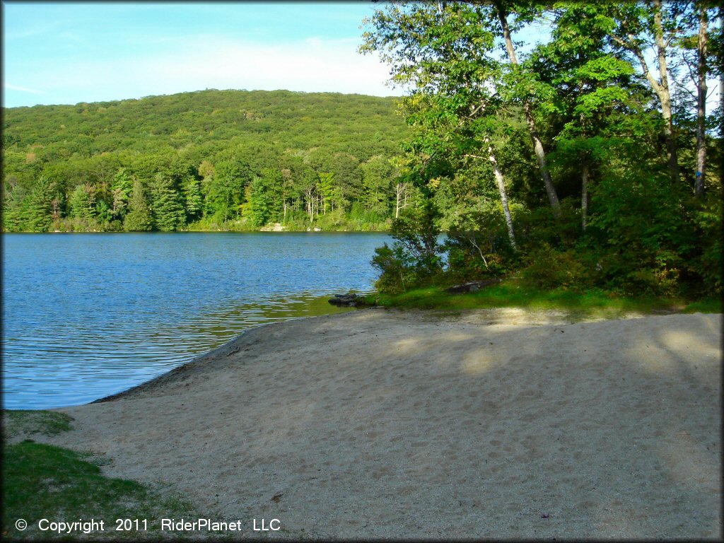 Scenic view at Beartown State Forest Trail