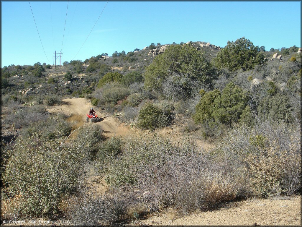 OHV at Alto Pit OHV Area Trail