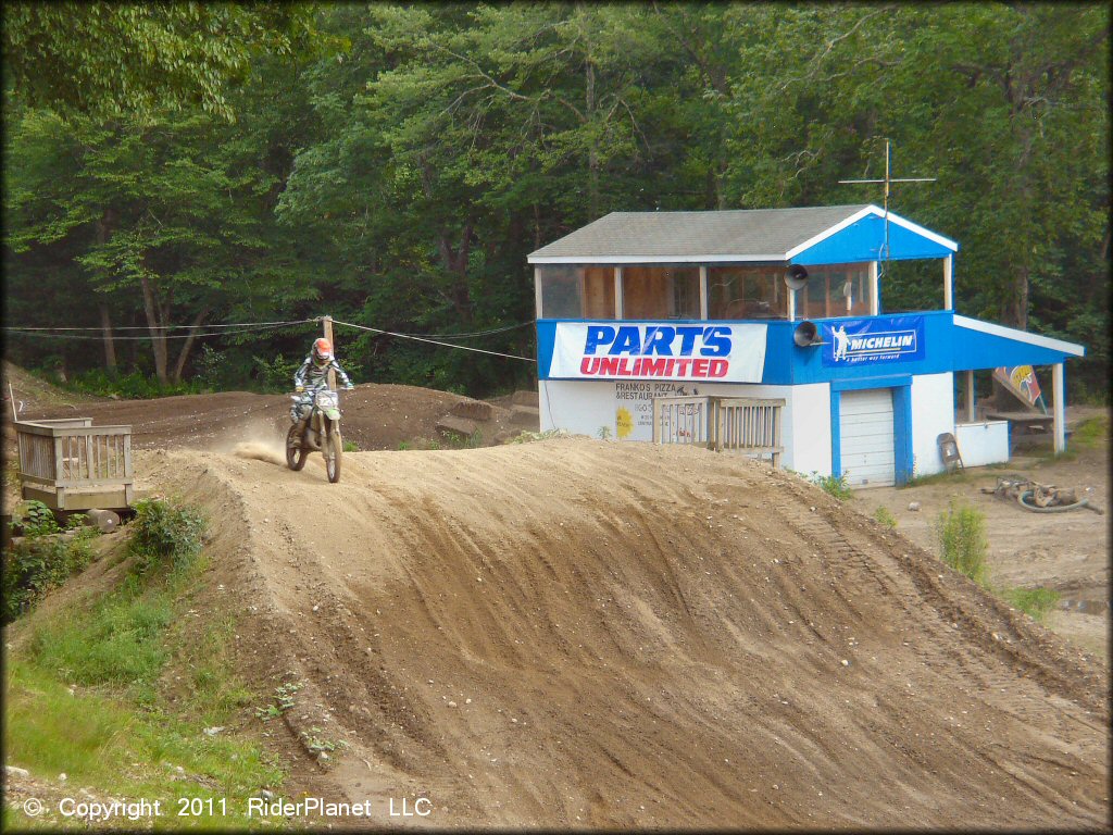 Kawasaki KX Motorcycle at Central Cycle Club Inc Track