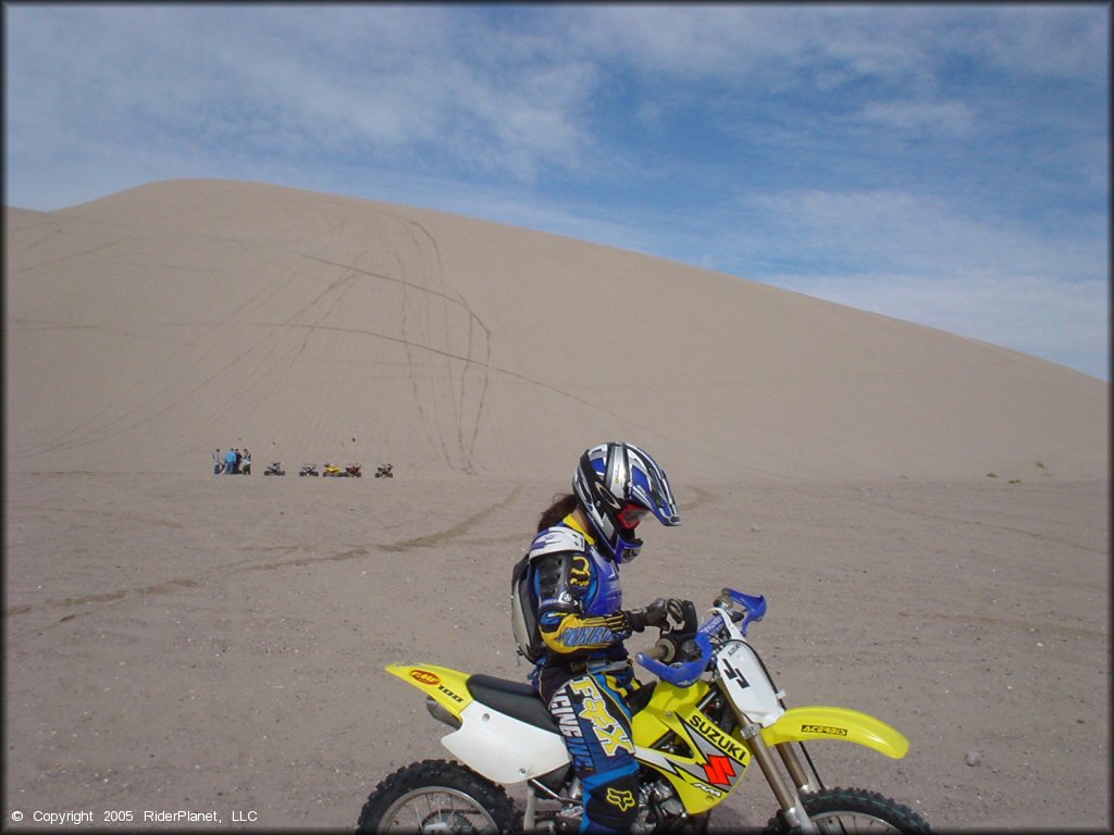 OHV at Amargosa Dunes Dune Area