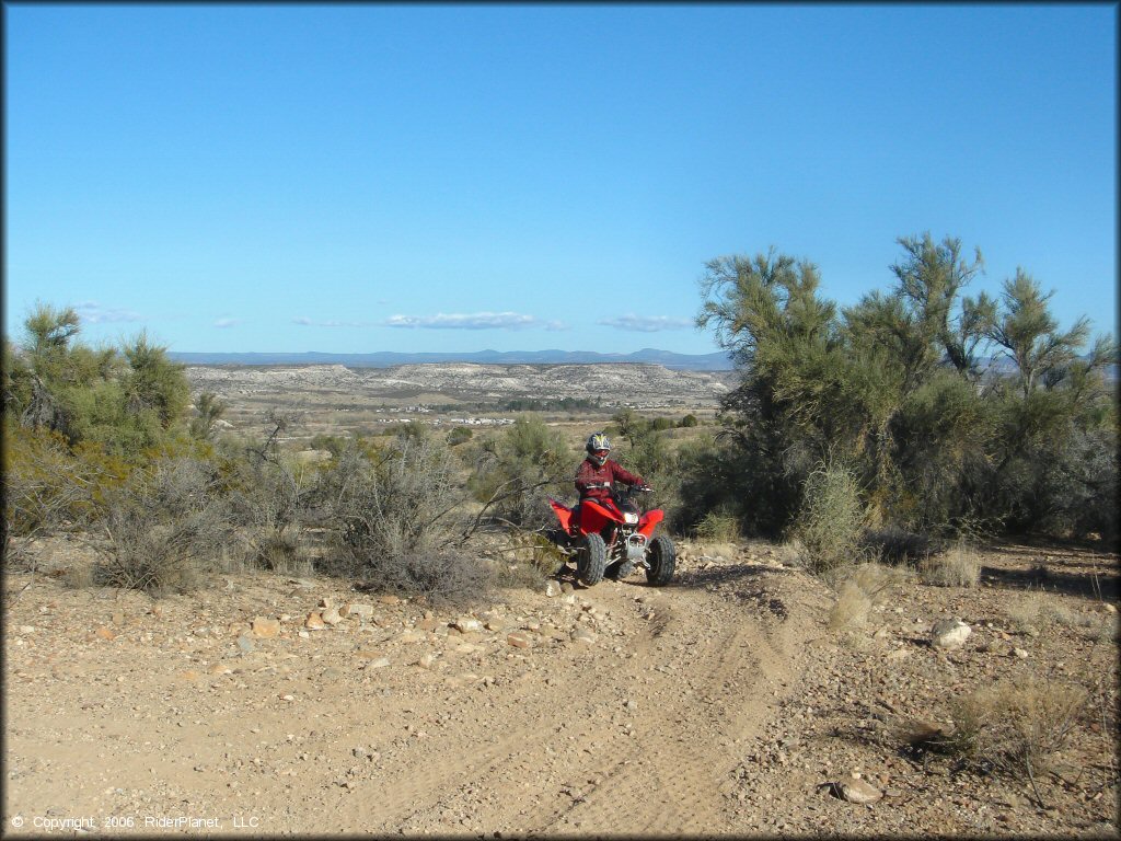 OHV at Hayfield Draw OHV Area Trail