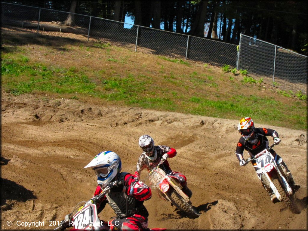 Honda CRF Motorcycle at The Wick 338 Track