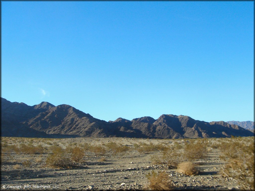 Scenic view at Rasor OHV Area