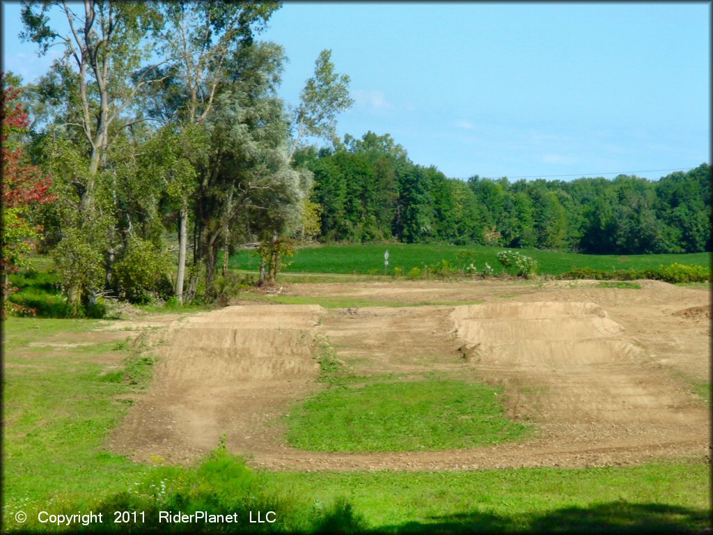 Example of terrain at Savannah MX Park Track