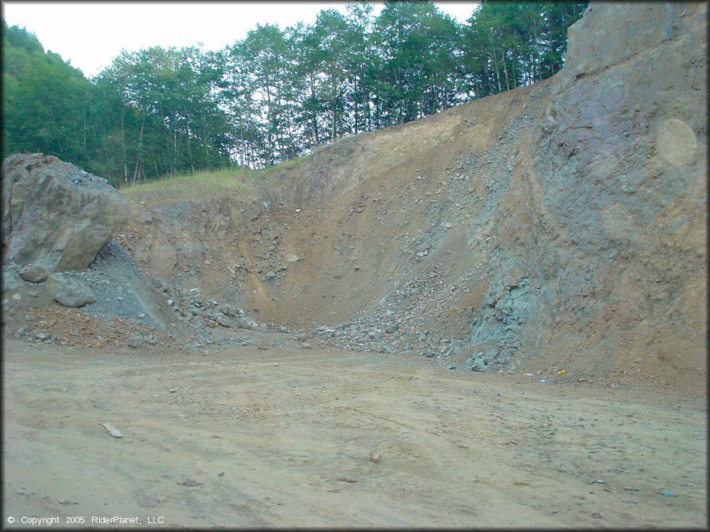 Scenery at Trask OHV Area Trail