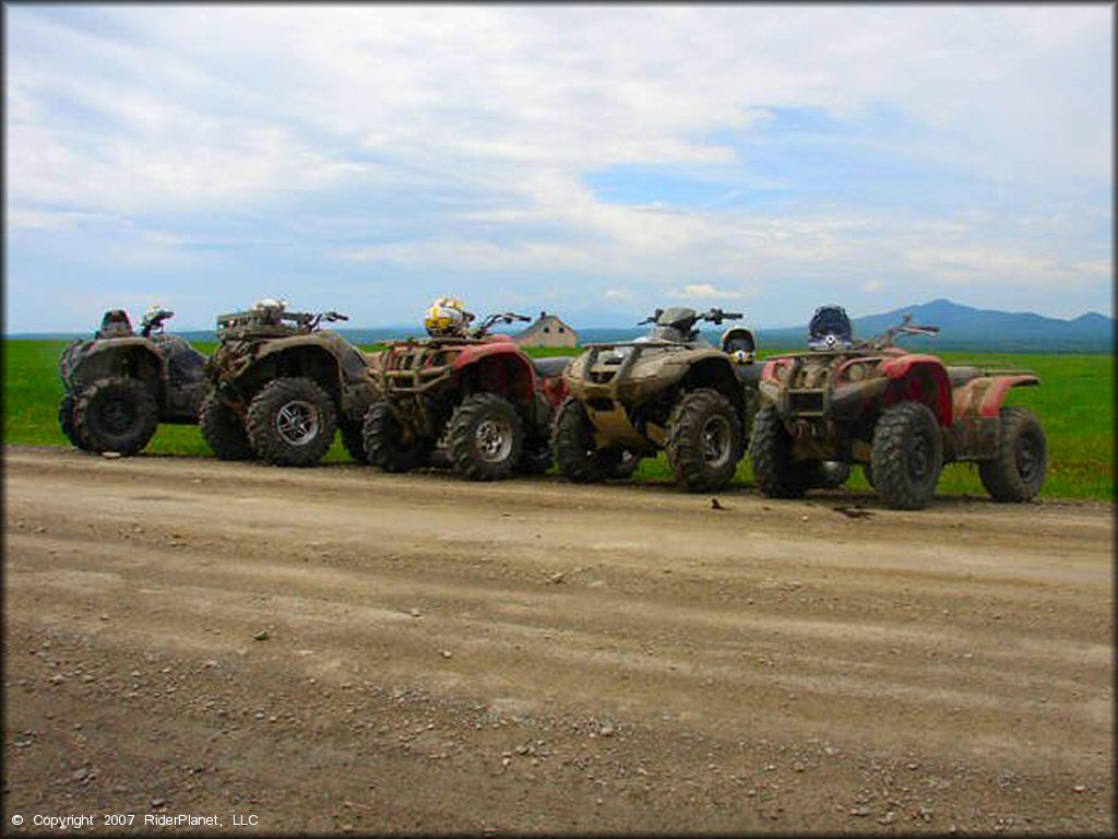 Honda ATV at Katahdin Lodge Trail