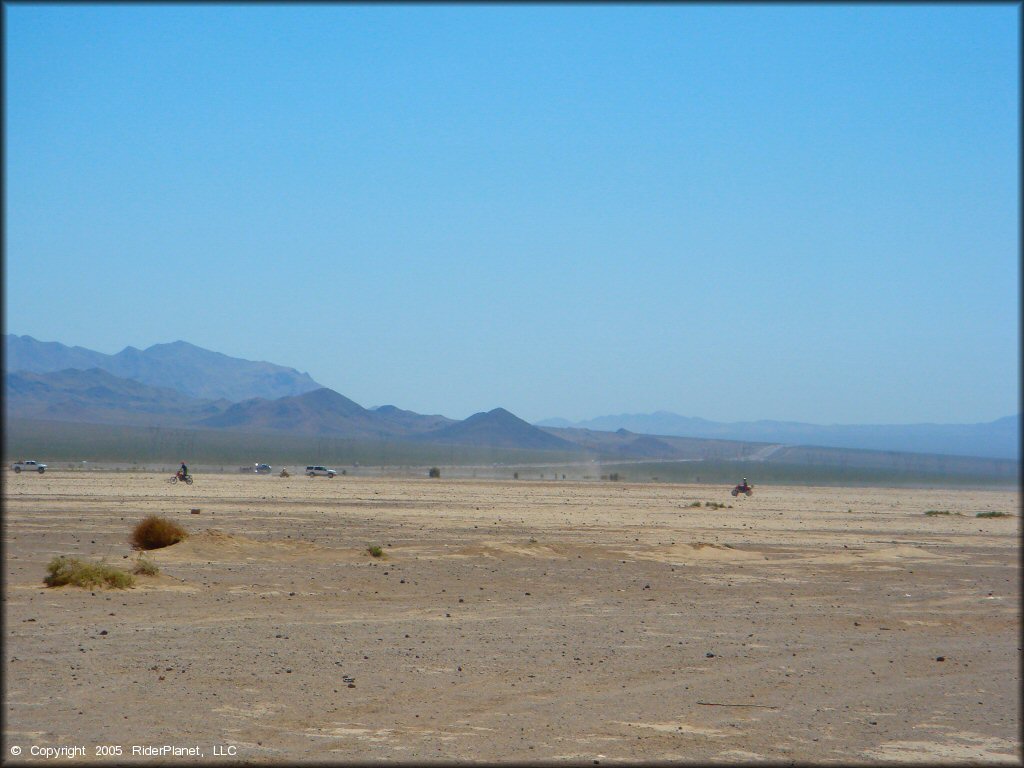 Scenery from Eldorado Dry Lake Bed Riding Area