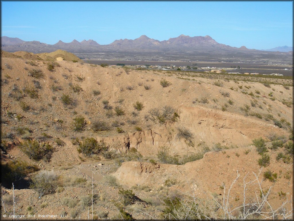 Scenic view of Robledo Mountains OHV Trail System