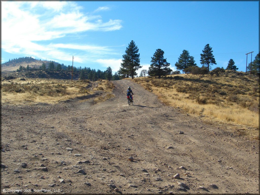 Honda CRF Dirt Bike at Hunter Lake Trail