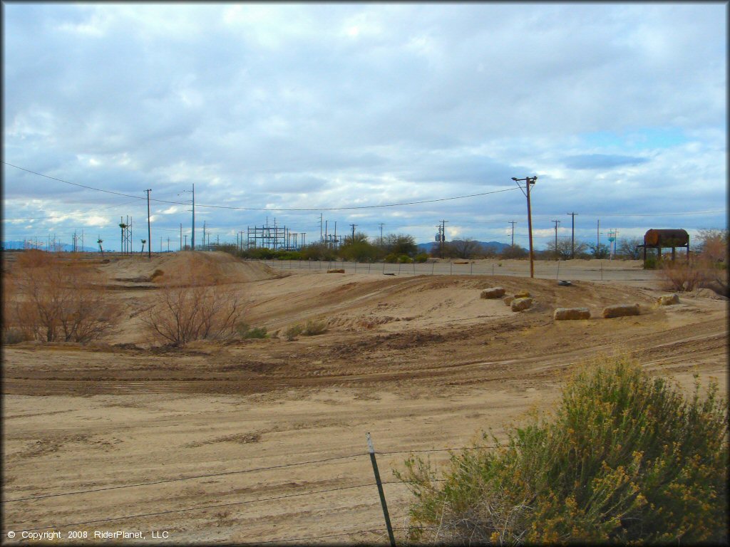 Example of terrain at Ocotillo Raceway Track