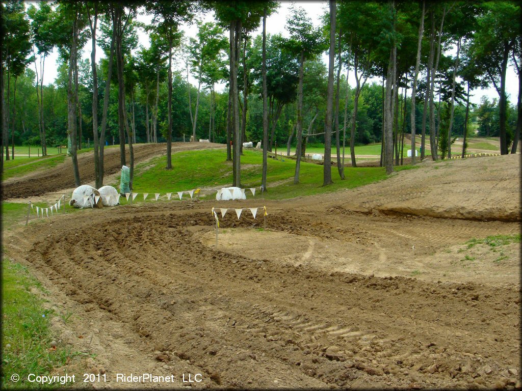 A trail at Area 51 Motocross OHV Area