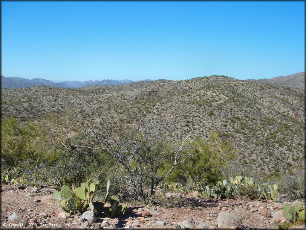 OHV at Mescal Mountain OHV Area Trail