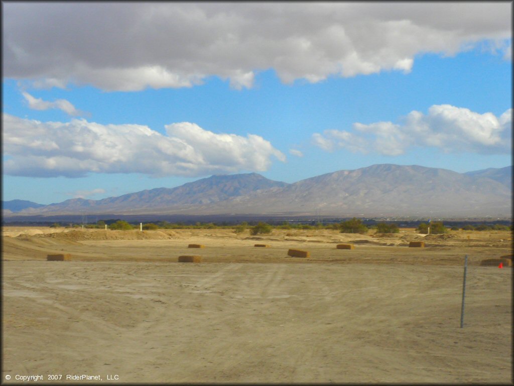 Scenic view at Lucerne Valley Raceway Track