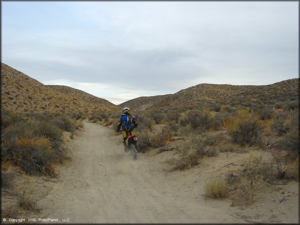 Honda CRF Dirt Bike at Wilson Canyon Trail