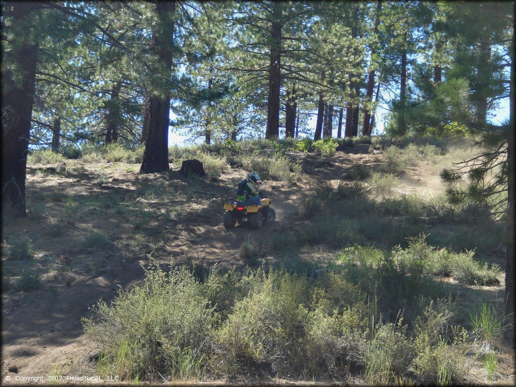 Honda ATV at South Camp Peak Loop Trail