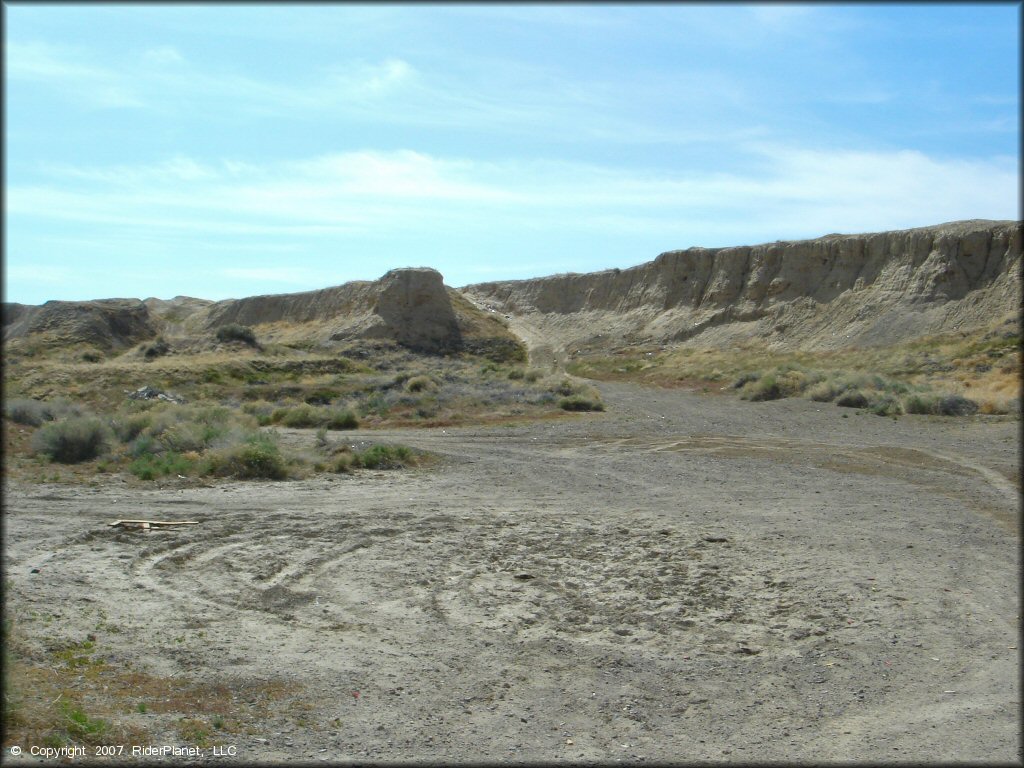 Scenic view of Jungo Pits Trail