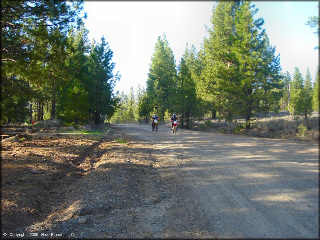 Honda CRF Motorcycle at Boca Reservoir Trail