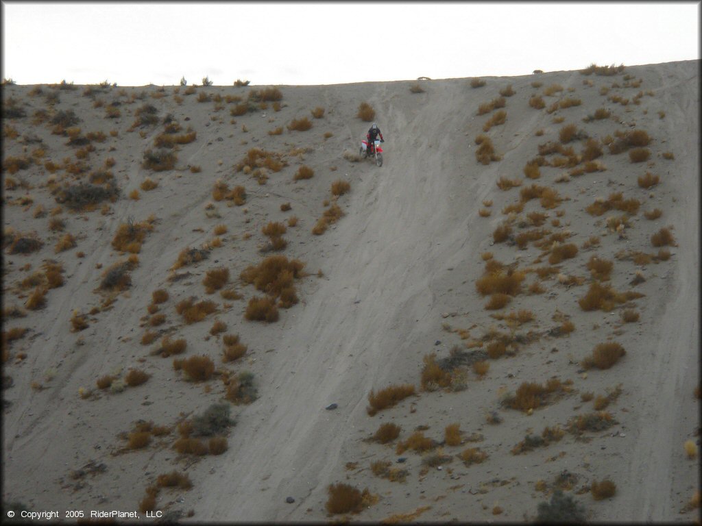 Honda CRF Motorcycle at Wilson Canyon Trail