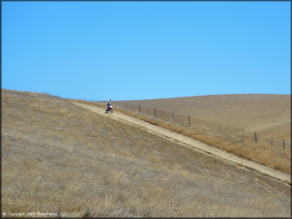 Honda CRF Motorbike at Santa Clara County Motorcycle Park OHV Area