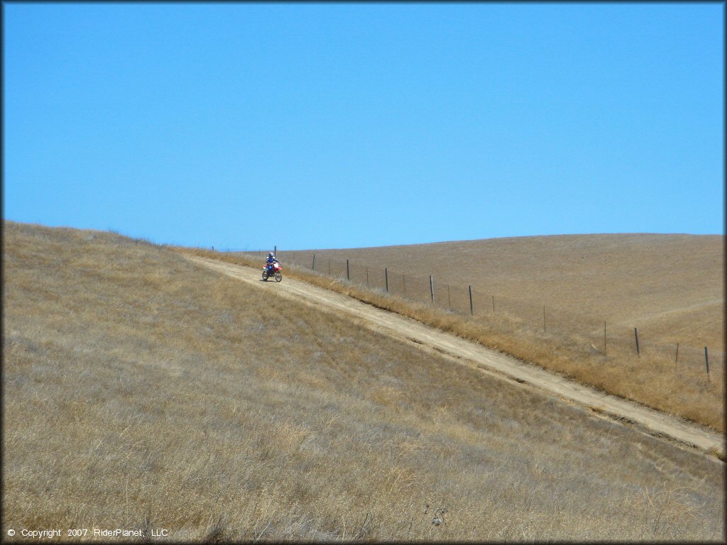 Honda CRF Trail Bike at Santa Clara County Motorcycle Park OHV Area