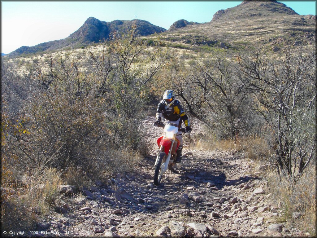 Honda CRF Motorcycle at Red Springs Trail