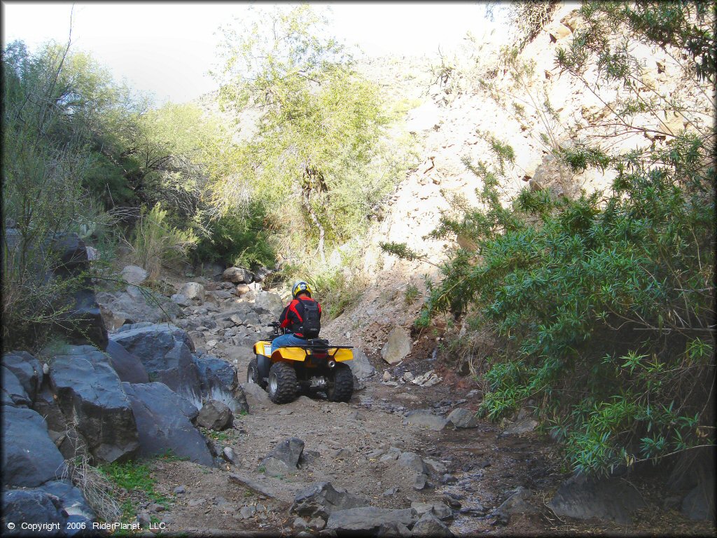 OHV at Log Corral Canyon Trail