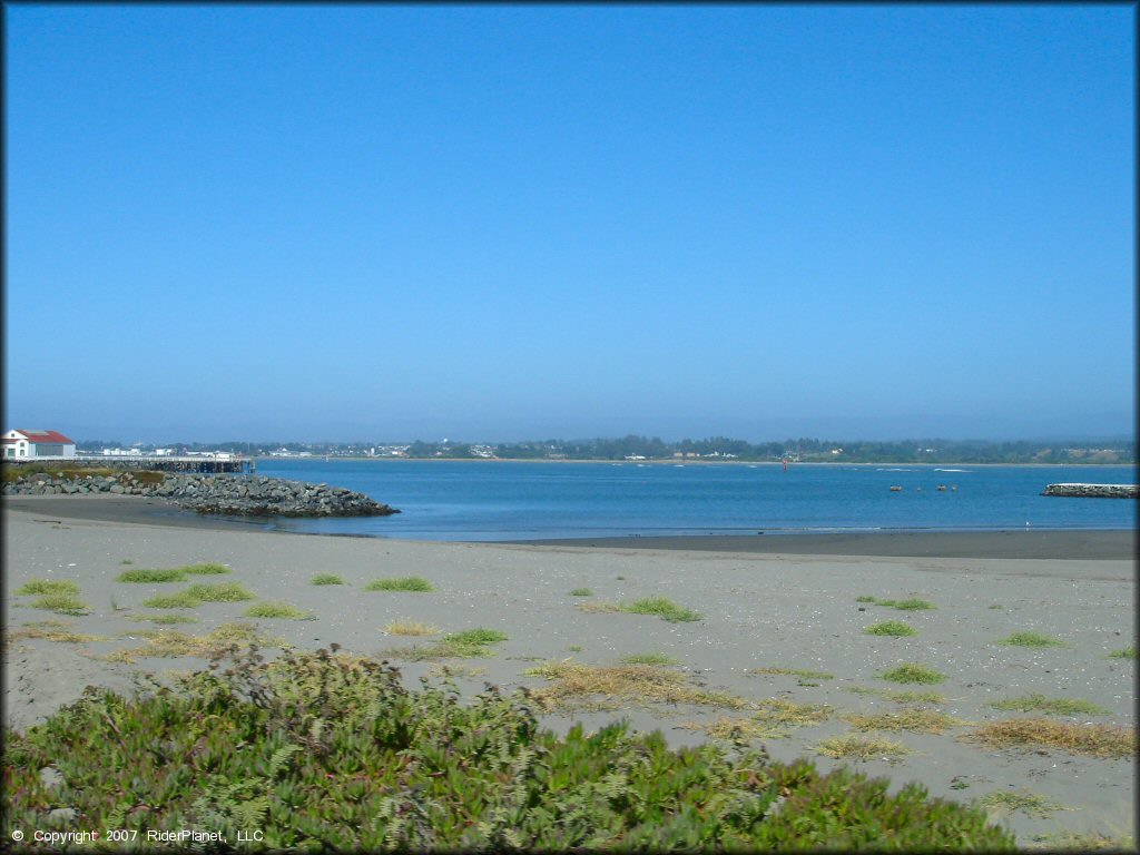 Scenic view at Samoa Sand Dunes OHV Area