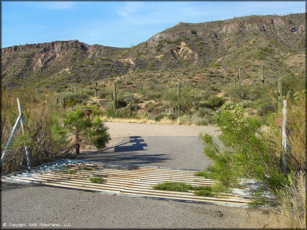 RV Trailer Staging Area and Camping at Log Corral Canyon Trail