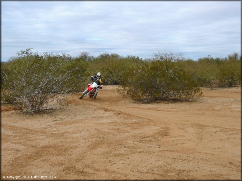 Honda CRF Off-Road Bike at Pinal Airpark Trail