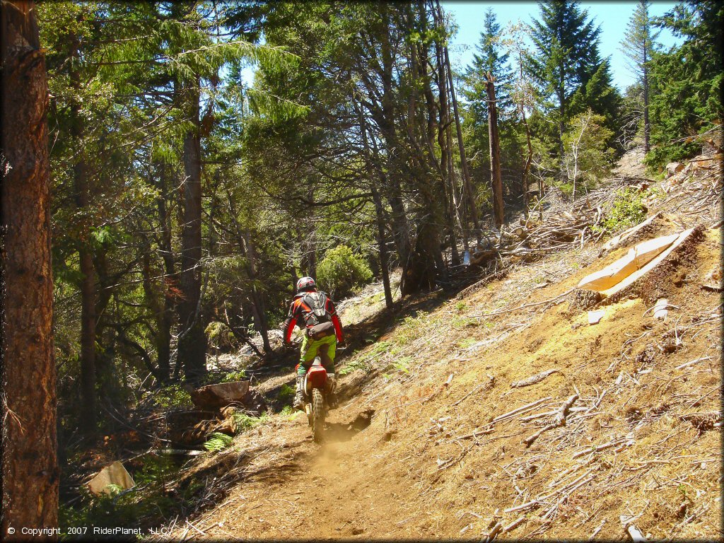 Honda CRF Dirt Bike at High Dome Trail
