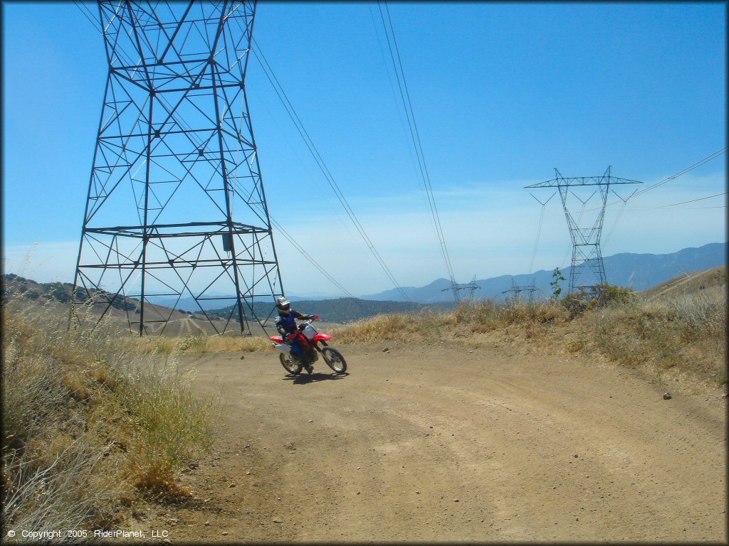 Honda CRF Motorcycle at Hungry Valley SVRA OHV Area