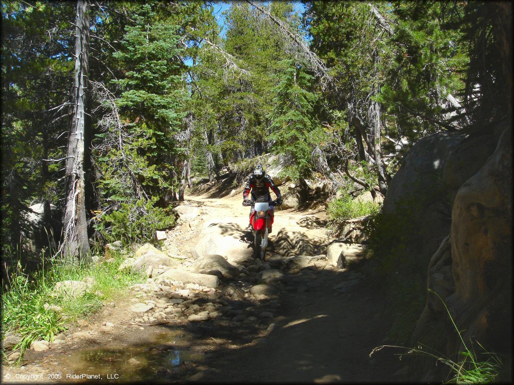 Honda CRF Off-Road Bike at Lower Blue Lake Trail