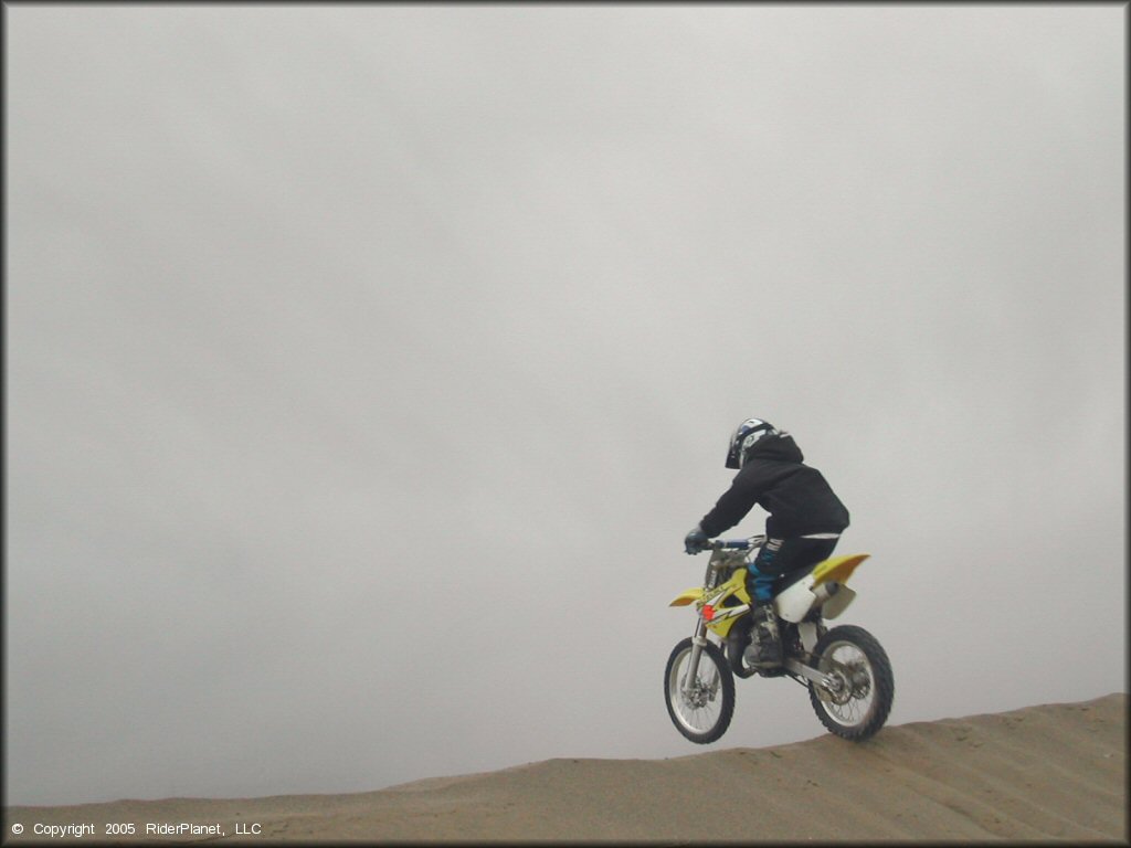 OHV getting air at Fernley MX OHV Area