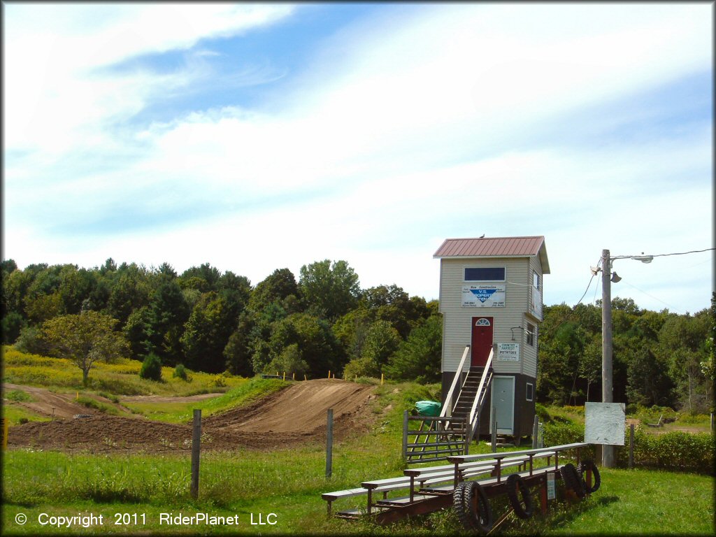Example of terrain at Thornwood MX Track