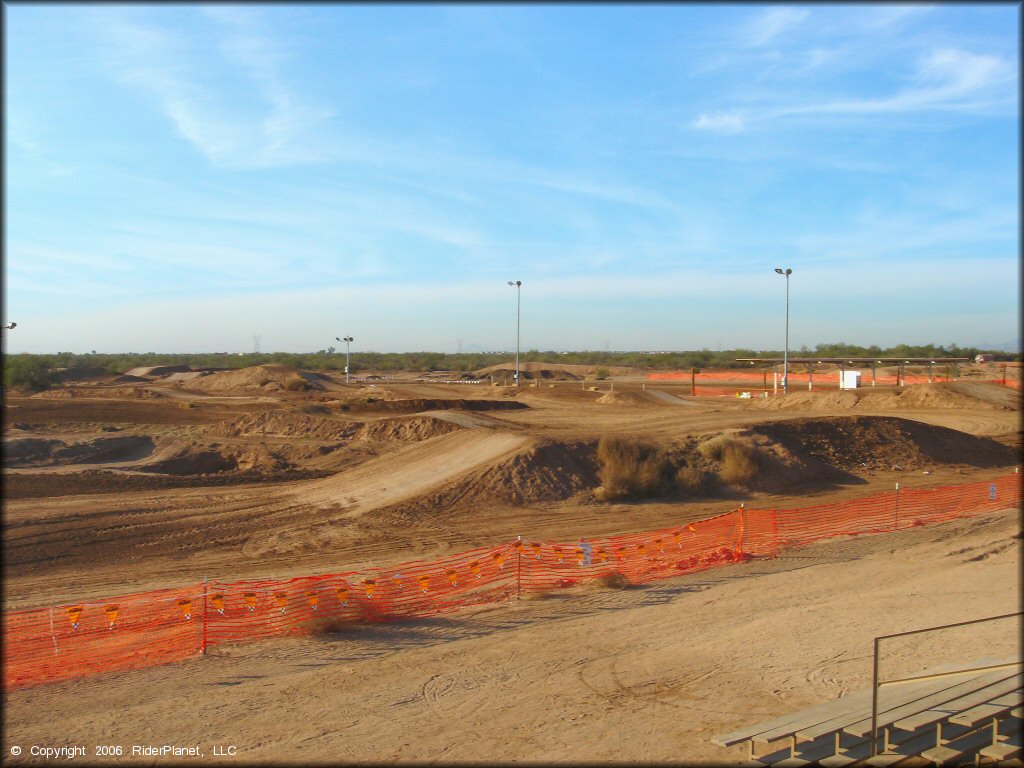 Example of terrain at ET Motopark Track