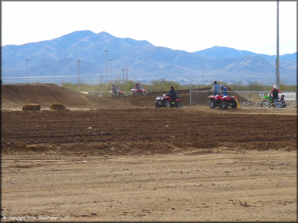 Honda CRF Dirt Bike at M.C. Motorsports Park Track