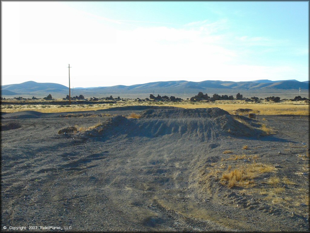 Example of terrain at Lovelock MX OHV Area