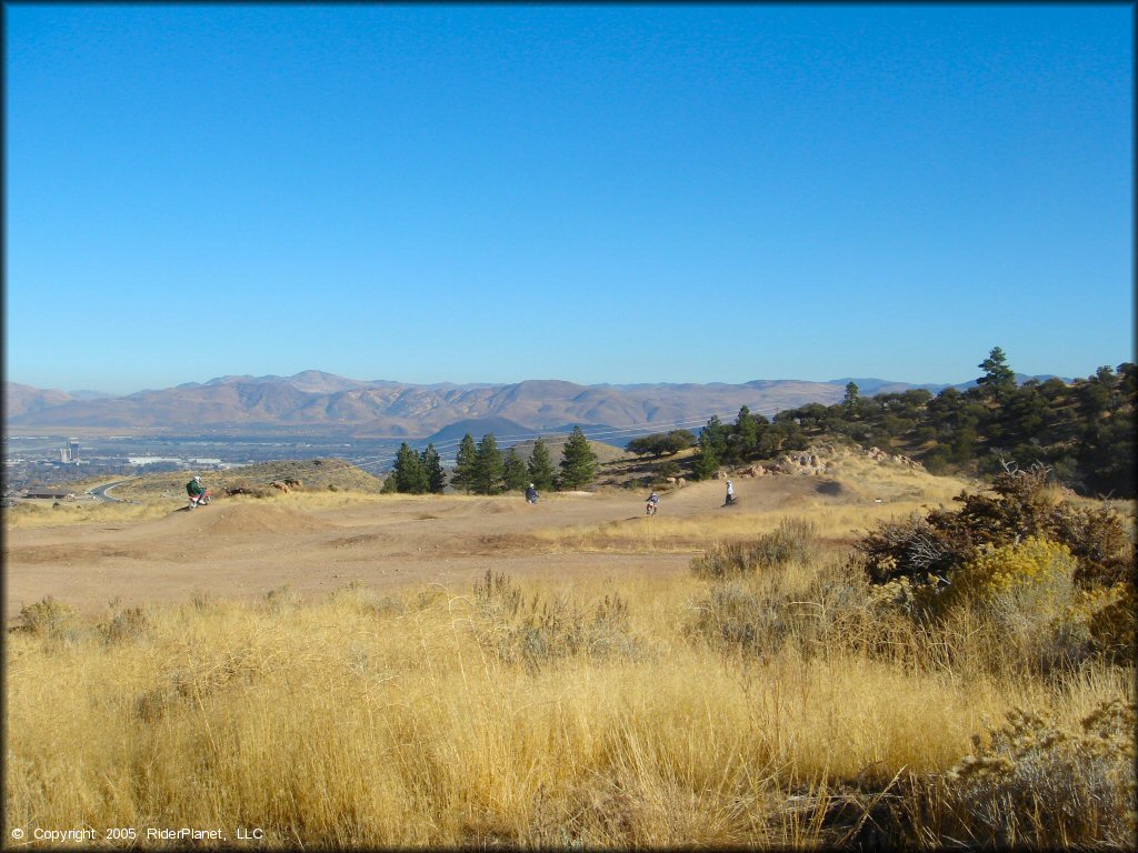 Scenic view of Hunter Lake Trail