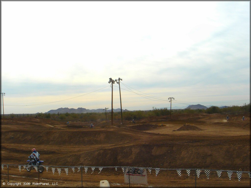 Yamaha YZ Dirt Bike at Canyon Motocross OHV Area